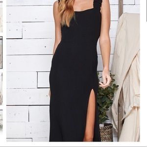 Long black dress